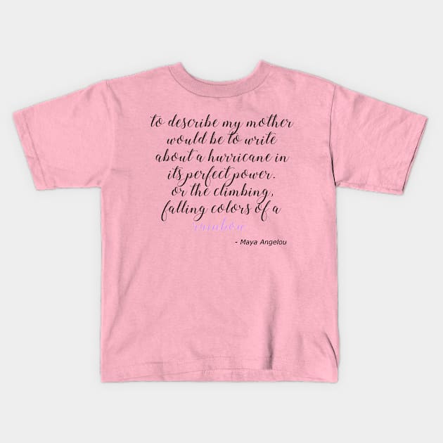 Mothers Day- perfect storm Kids T-Shirt by Johadesigns